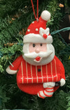 Santa or Snowman Ornaments 5”
